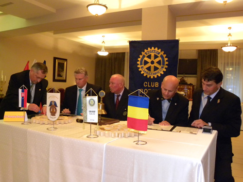 Foto: infratire cluburi Rotary Baia Mare - Kosice